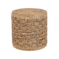 POUF Basslet 40/40/40 cm - Beige, Naturmaterialen (40/40/40cm) - Beliani