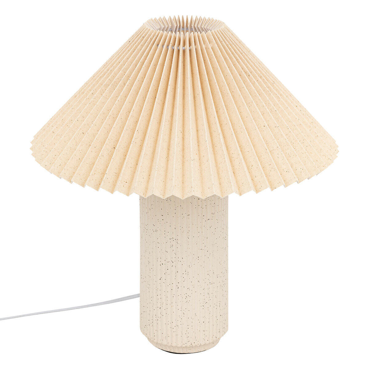 TISCHLEUCHTE Talya H. 38 cm - Beige, Keramik (35/35/38cm) - Atmosphera Createur d´interieur