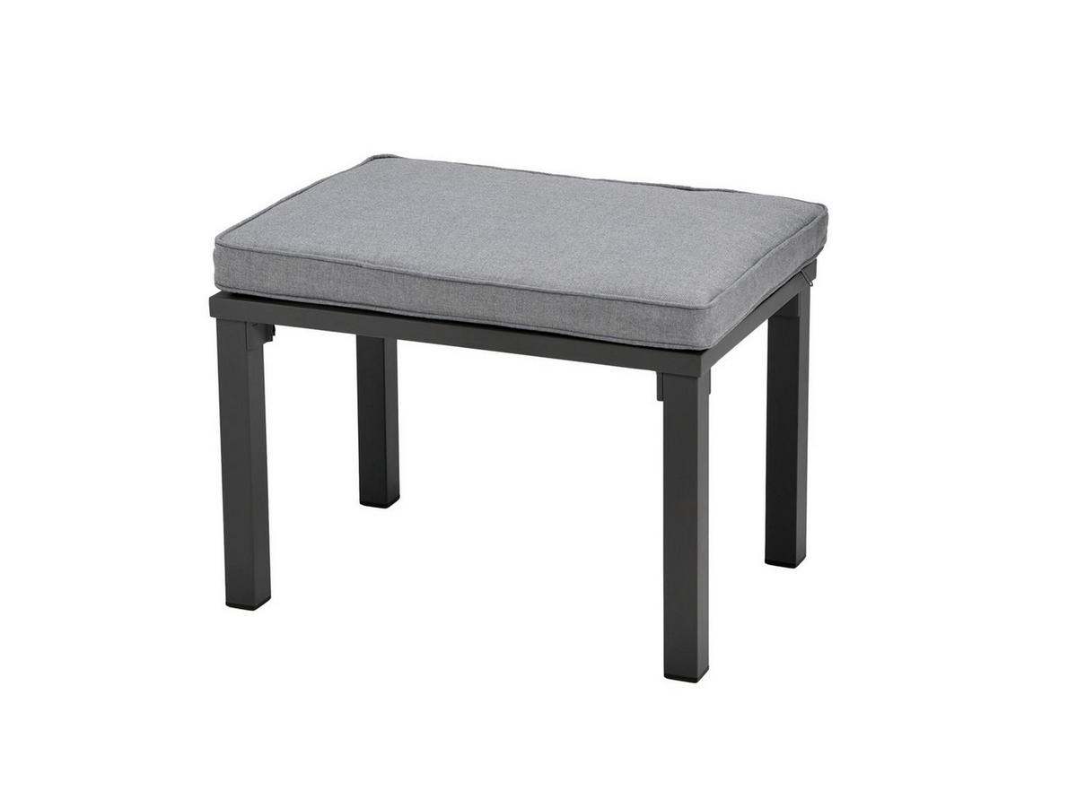 DINING-LOUNGE-SET Rialto Anthrazit/Holzoptik/Hellgrau 6-teilig 160/84/68 cm - Anthrazit, Kunststoff - bellavista - Home & Garden