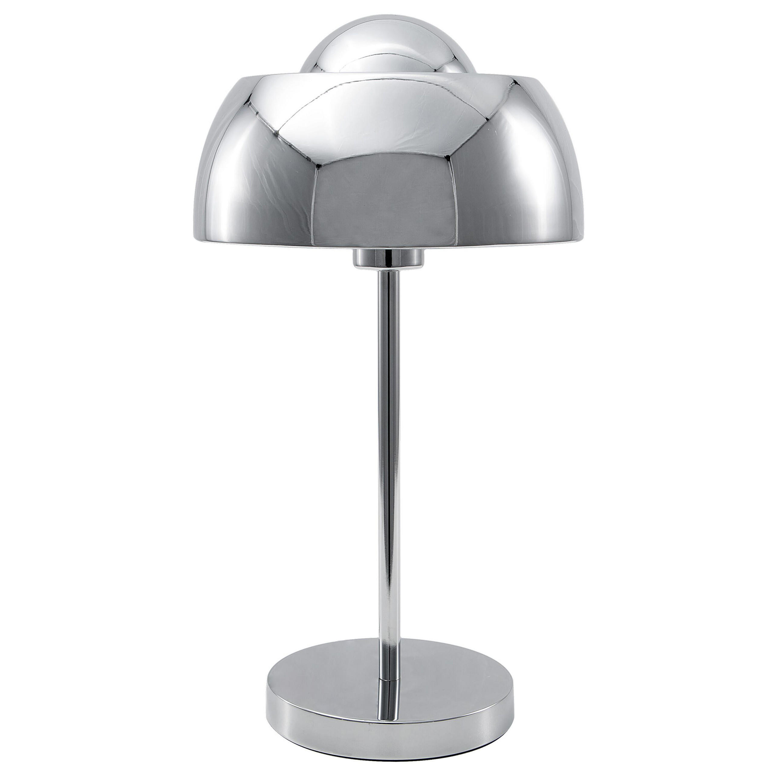 TISCHLAMPE Senette 24/24/44 cm - Silberfarben, Metall (24/24/44cm) - Beliani