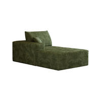 RÉCAMIERE DE-34721 linke Chaiselongue Grün - Grün, Textil (95/83/175cm) - ComfortXL