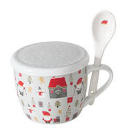 WEIHNACHTSTASSE Jumbo Monti 600 ml - Grau, Keramik (0.6L) - Boltze Home