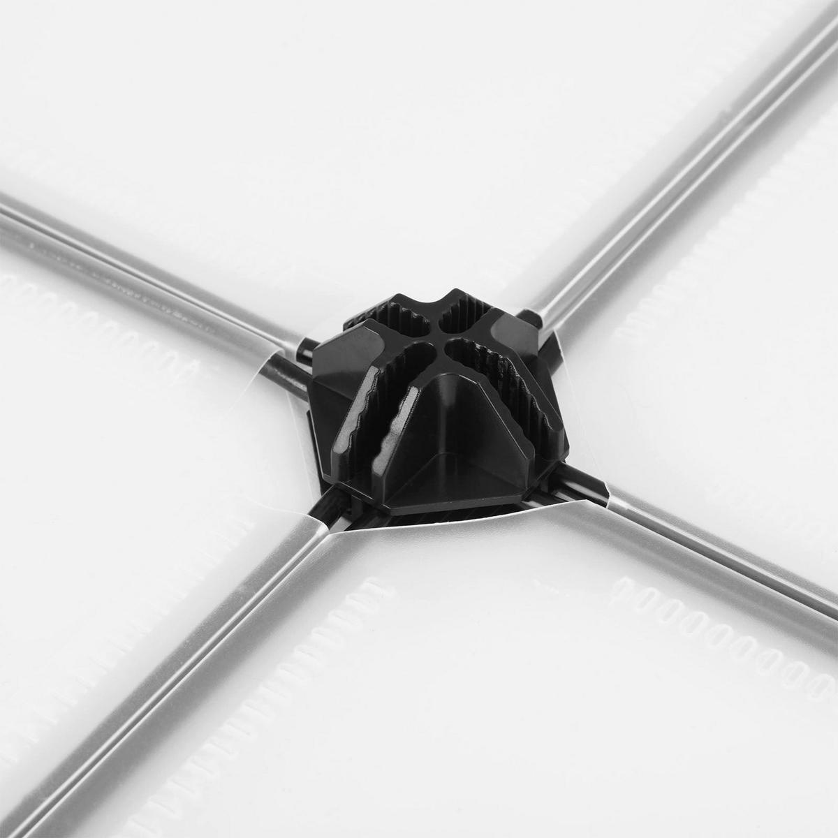 STECKREGALSYSTEM DIY-WÜRFELREGAL - Weiß, Kunststoff (31/123/93cm) - Hansiro