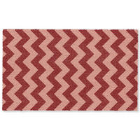 TEPPICH - Zickzack - Streifen - Muster - Rot - 150x90 cm - Rot, Kunststoff/Textil (150/0.4cm) - OnlyWow