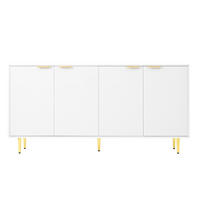 SIDEBOARD Weiß 160/40/80 cm - Weiß, Holzwerkstoff (160/80/40cm) - PANGIVO