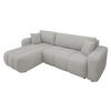 ECKSOFA Furyn - Schwarz/Grau, Holz/Kunststoff (244/145cm) - MIRJAN24