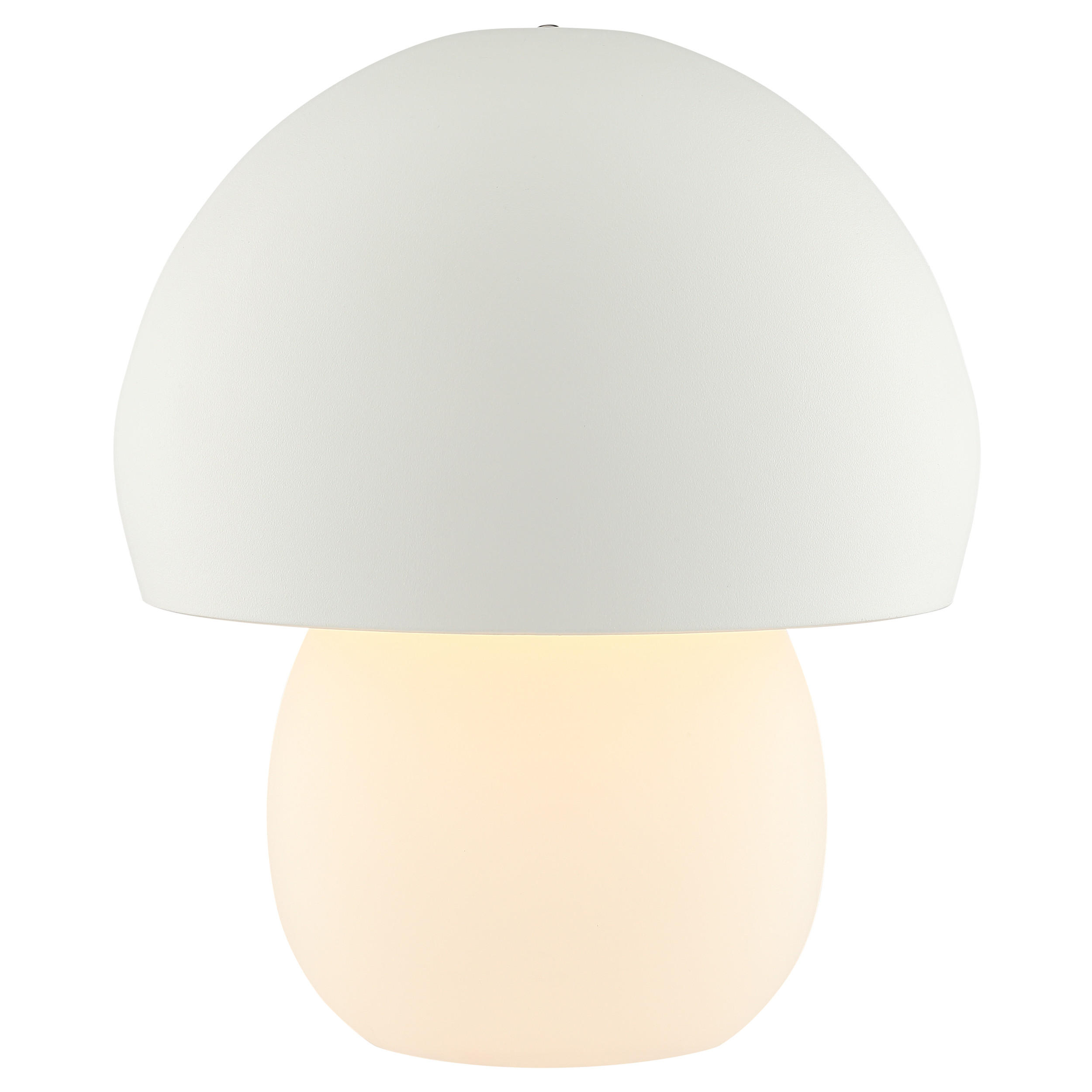 TISCHLEUCHTE Dupis Weiß 20/20/23,8 cm - Weiß, Glas (20/20/23.8cm) - Brilliant