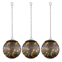 LED AUSSENLEUCHTE Rauch Grau 2er Set - Grau, Kunststoff (15/15/50cm) - Globo Lighting