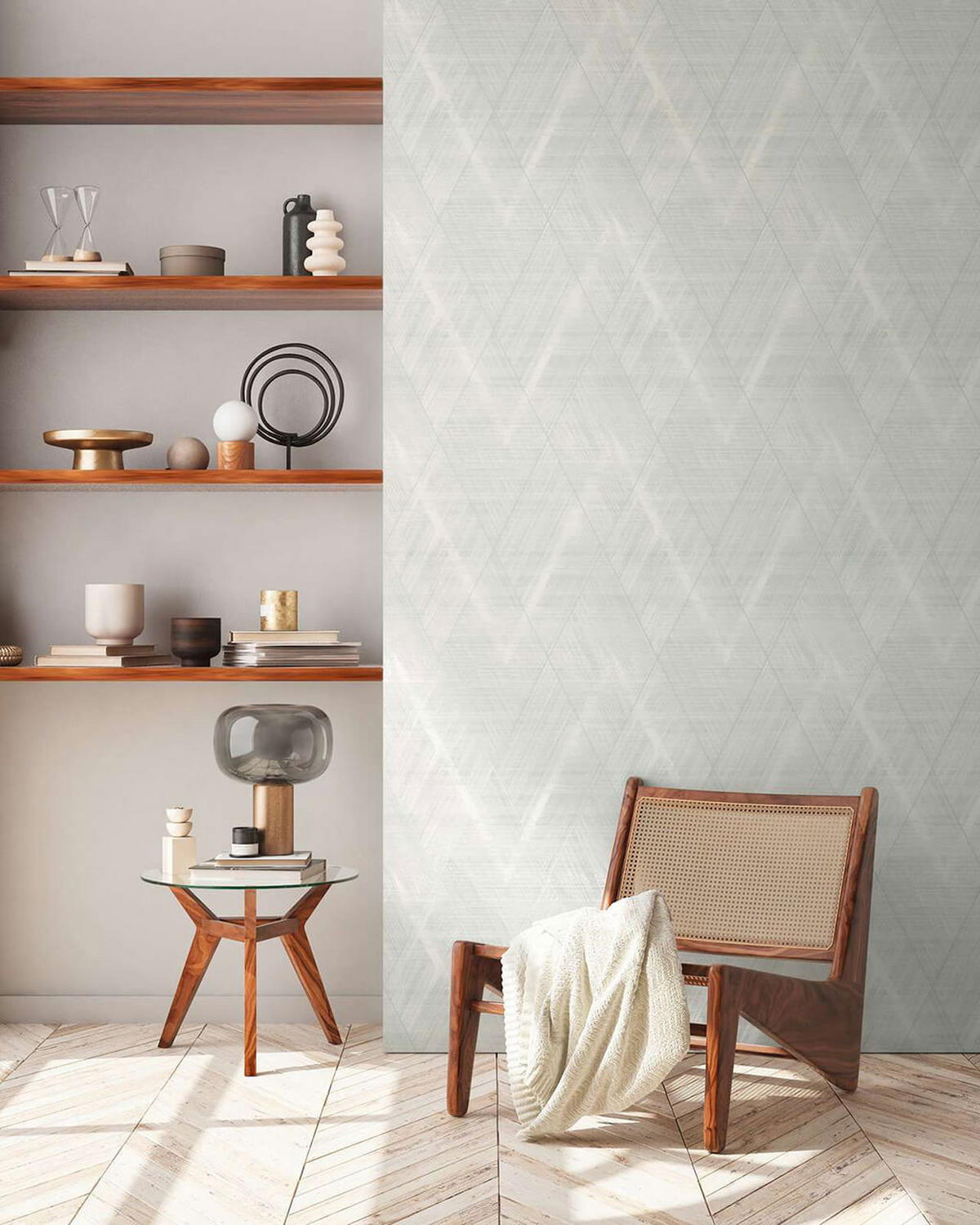 VLIESTAPETE Beige 53/1005 cm - Weiß, Textil (53/1cm) - KUNSTLOFT