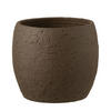 BLUMENTOPF ENYA - Töpferei - Braun - L - Ø 24 cm - Braun, Keramik (24/22cm) - J-Line
