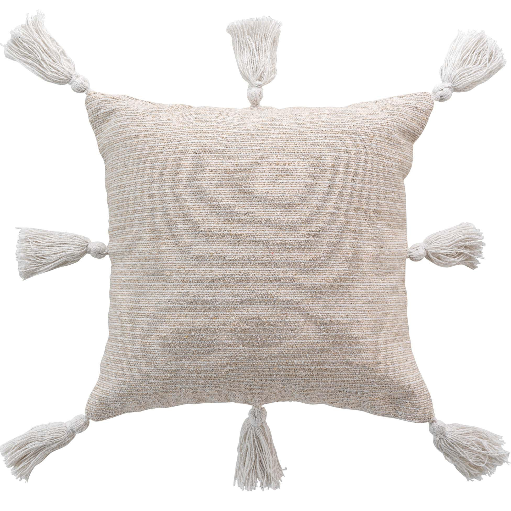 KISSENBEZUG Baumwolle Ines 40/40 cm - Beige, Naturmaterialen (40/40cm) - Douceur d´intérieur