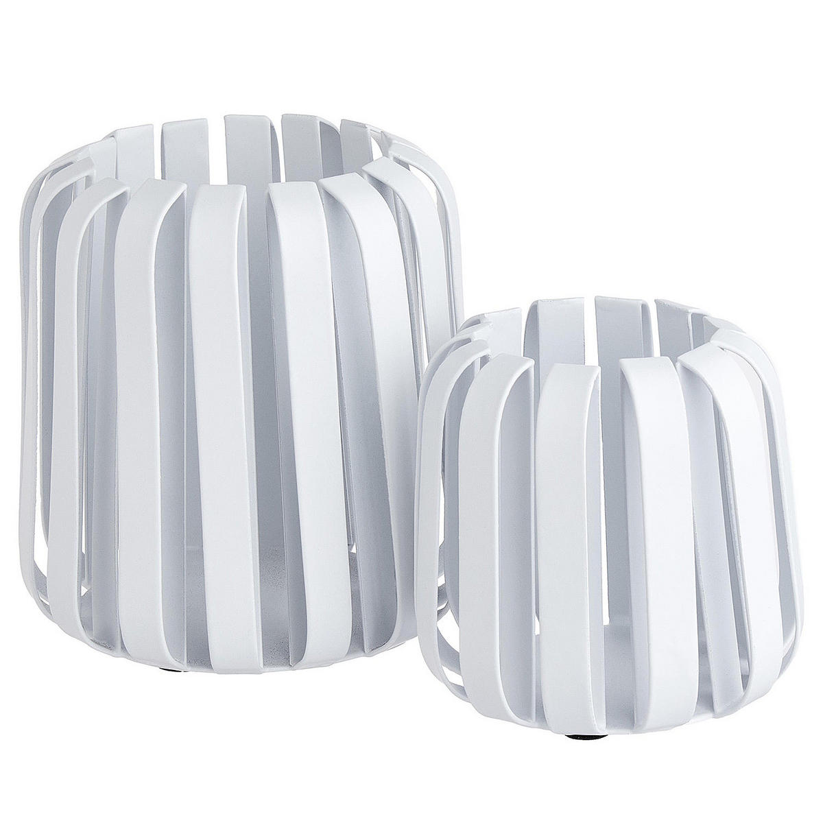 WINDLICHT Industry - Weiß, Metall (11/10/11cm) - Butlers