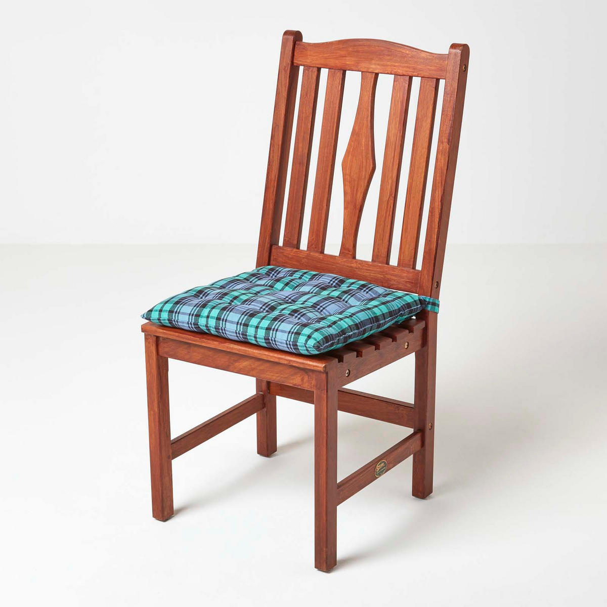 STUHLKISSEN Blackwatch Schottenkaro 40/40/5 cm - Blau, Textil (40/40/5cm) - Homescapes