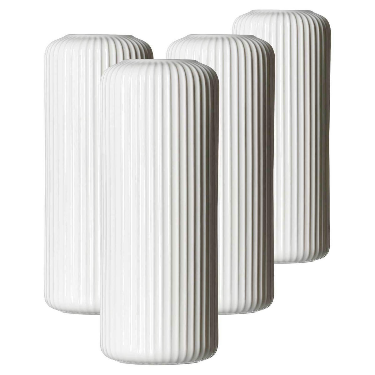VASEN Nora weiß 24 cm 4er Set - Weiß, Keramik (24cm) - Ritzenhoff Breker