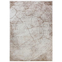 KOBEREC béžový hnedý krémový - 140 x 200 cm - béžová, textil (140/200cm) - Mazovia