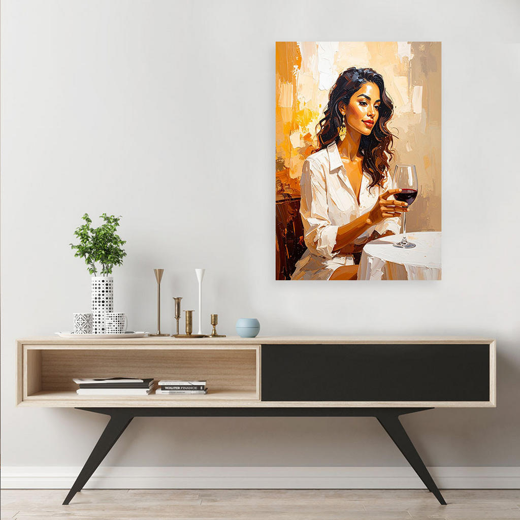 Thumbnail - Feeby Leinwandbild, Beige, Textil, Person/Charakter, Rechteckig, 70x100 cm, Bilder und Zubehör, Wandbilder, Leinwandbild...