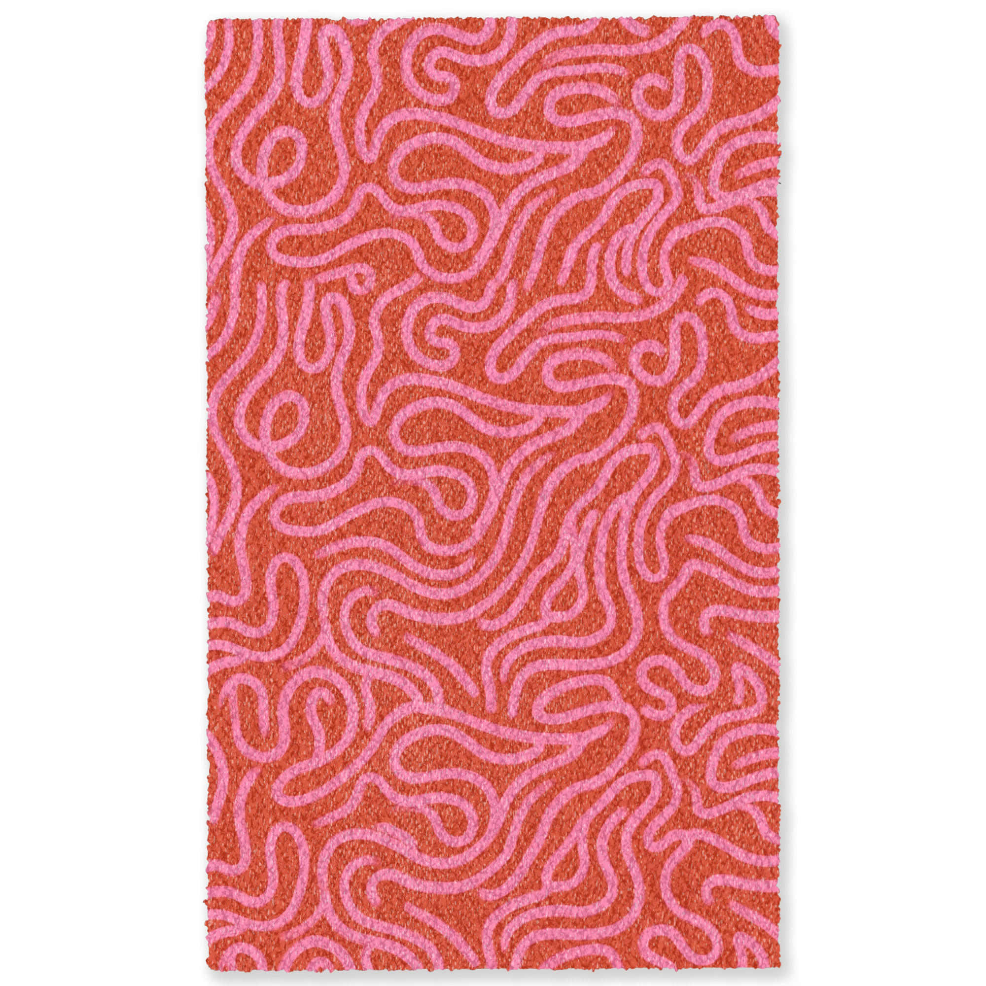 TEPPICH - Rosa - 90x150 cm - Rot, Kunststoff/Textil (90/0.4cm) - OnlyWow