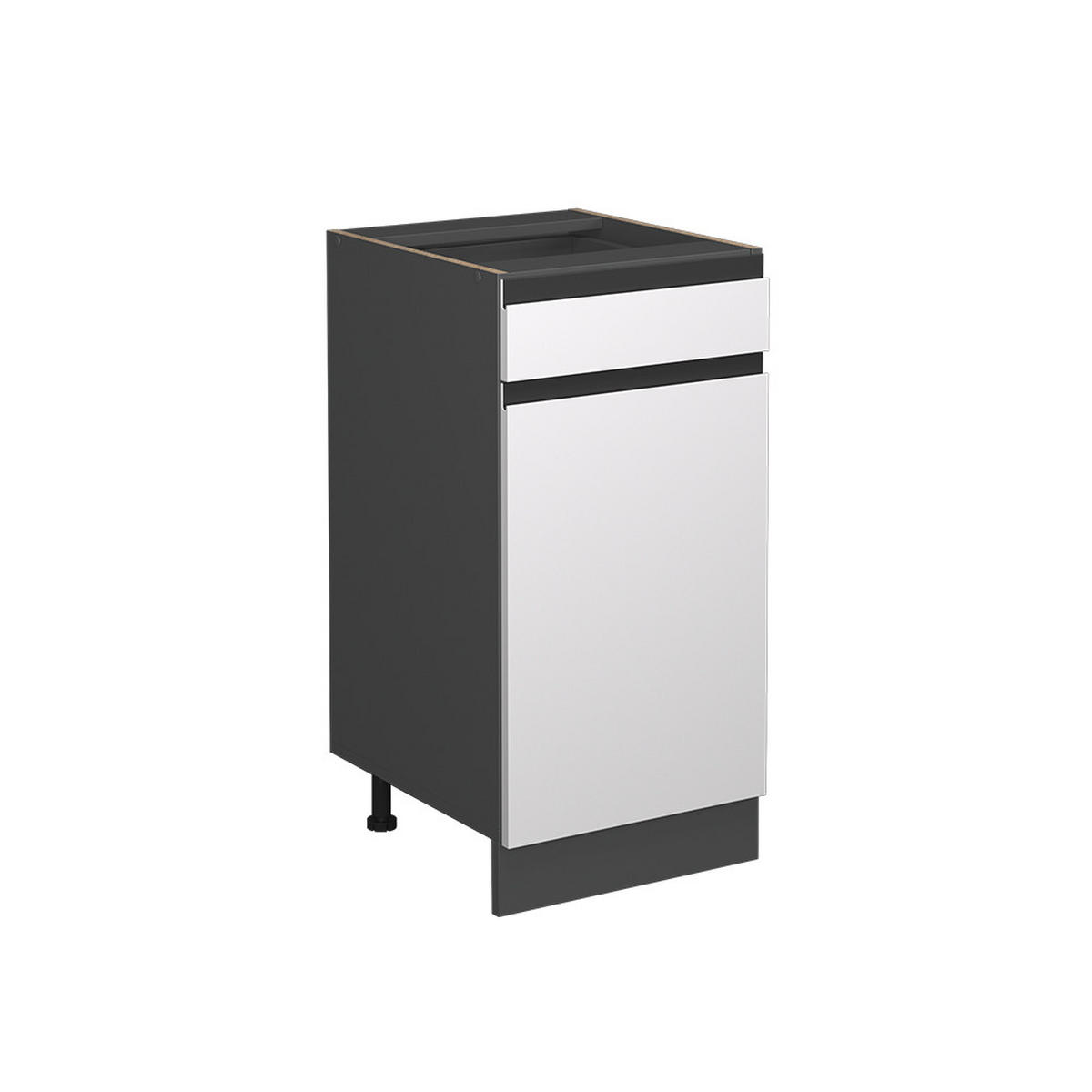 KÜCHENFRONT R-Line Weiß 39.6 x 70.8 cm Möbelfront für den Schubunterschrank - Weiß, Holzwerkstoff (39.6/70.8/1.6cm) - Vicco