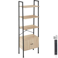 LEITERREGAL Brentwood,inklusive Kippschutz, 57,5 x 34 x 173 cm,Industrial Holz hell, Eiche Sonoma - Naturfarben, Holzwerkstoff (34/173/57.5cm) - tectake