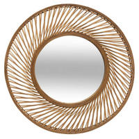 SPIEGEL im Bambusrahmen 72/72/7,4 cm - Braun, Naturmaterialien (72/7.4/72cm) - Atmosphera Createur d´interieur