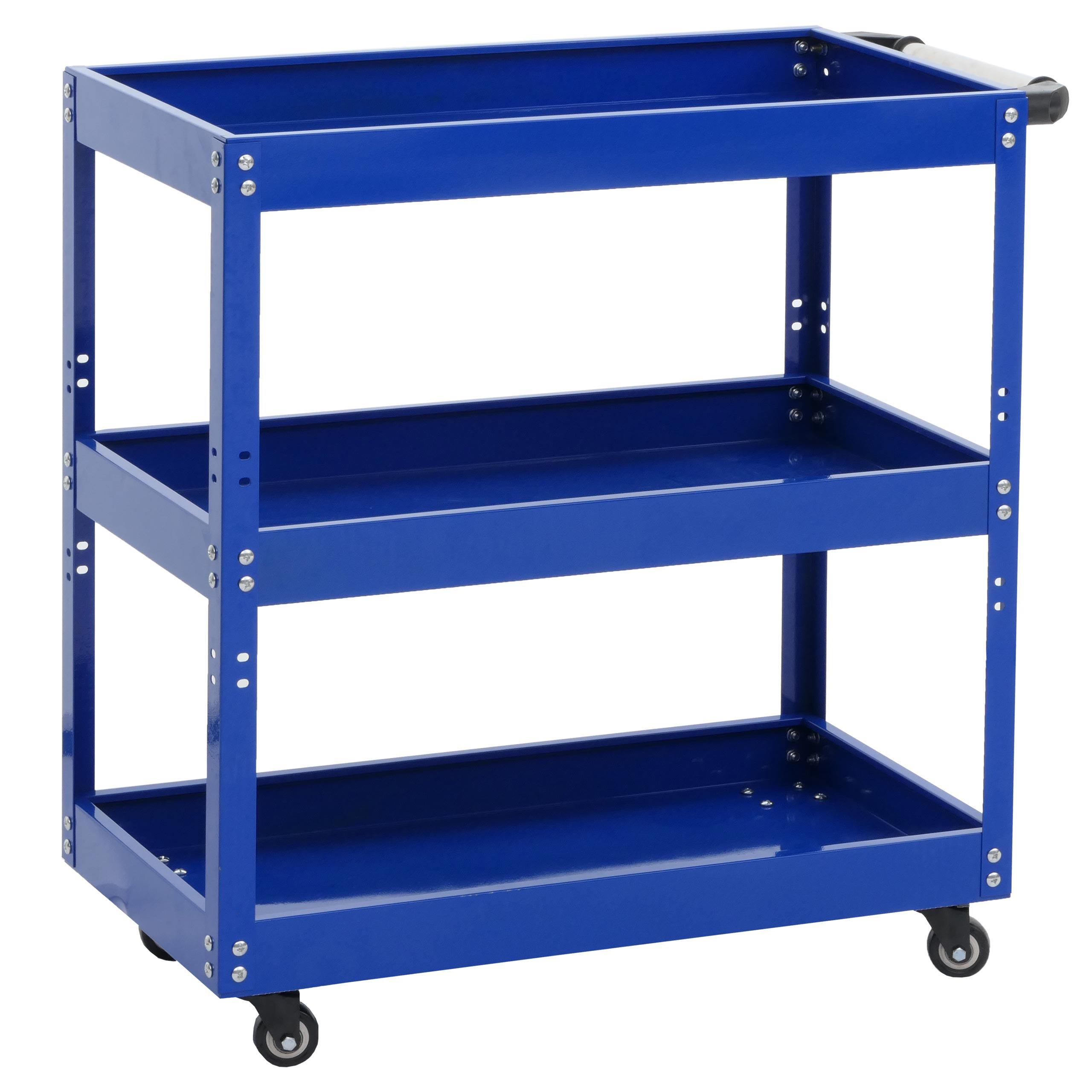 WERKZEUGWAGEN Blau - Blau, Metall (73/73/36cm) - MCW