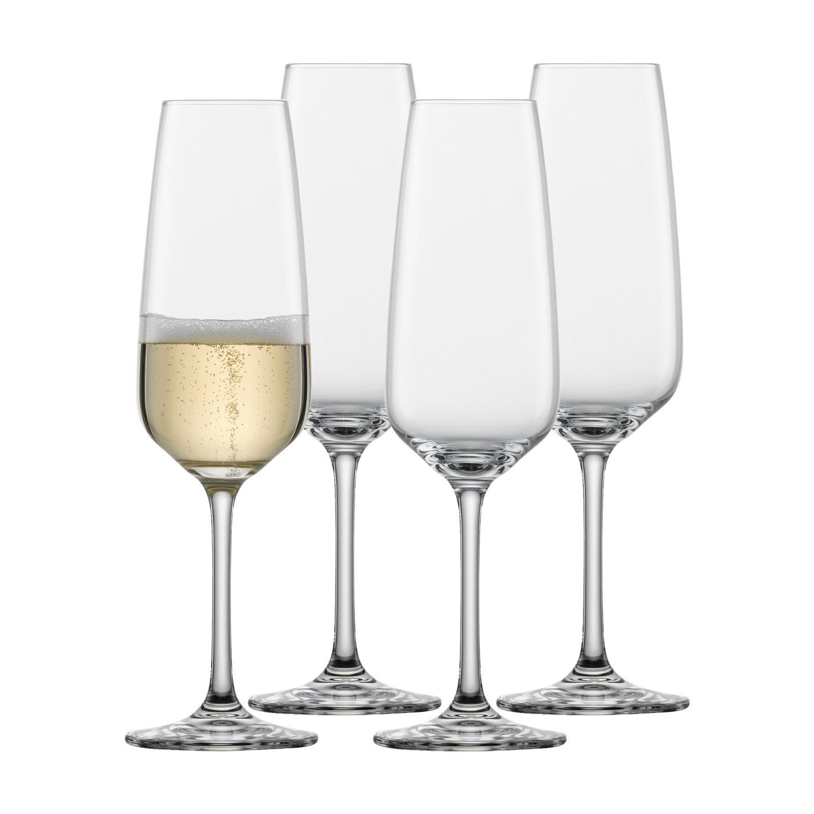 SEKTGLÄSER Tulip transparent 283 ml 4er Set - Transparent, Glas (0.283L) - Schott Zwiesel
