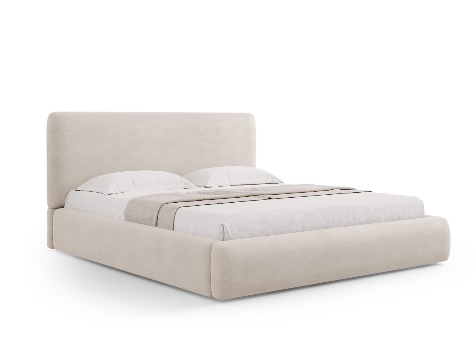 Cosmopolitan Design Bett Beige 160x200 cm