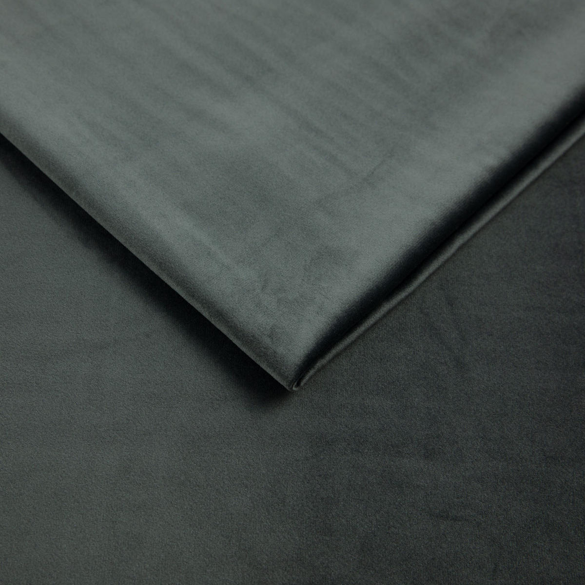 POLSTERBETT CIERO 180x200 cm Graphit Samt (Stoff Magic Velvet) - mit Bettkasten und Lattenrost - Dunkelgrau, Holzwerkstoff/Textil (180/200cm) - Ravio
