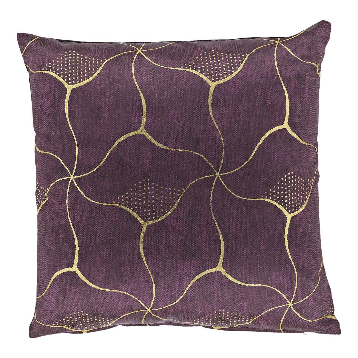 DEKOKISSEN Celina Violett 45/45/8 cm - Lila, Textil (45/45cm) - Unique Living