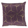 DEKOKISSEN Celina Violett 45/45/8 cm - Lila, Textil (45/45cm) - Unique Living