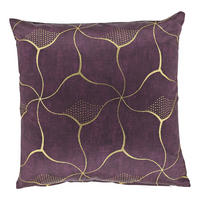 DEKOKISSEN Celina Violett 45/45/8 cm - Lila, Textil (45/45cm) - Unique Living