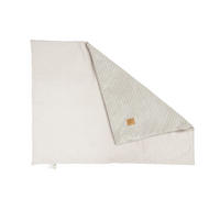 BABYDECKE, Aesthetic, Vanille winterlich - Creme, Textil (100/77cm) - MeowBaby