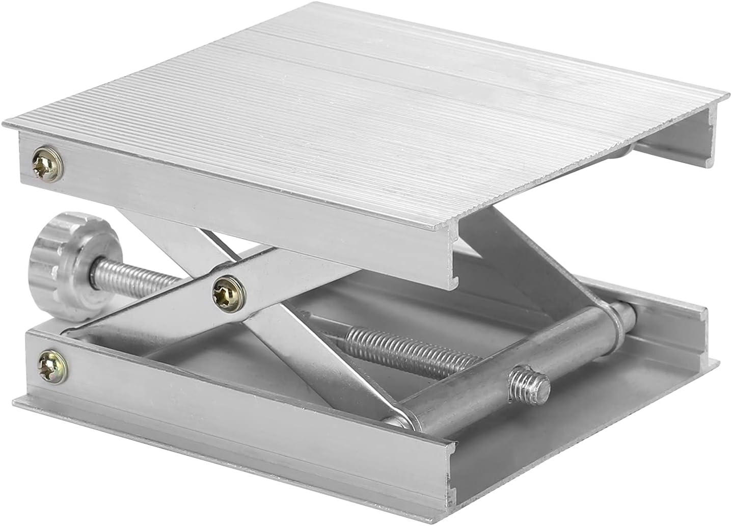WASSERWAAGE – Aus Aluminiumlegierung gefertigt – Präzise einstellbar und drehbar für horizontale Positionierung - Silberfarben, Metall (8.3/9/1cm) - DCA