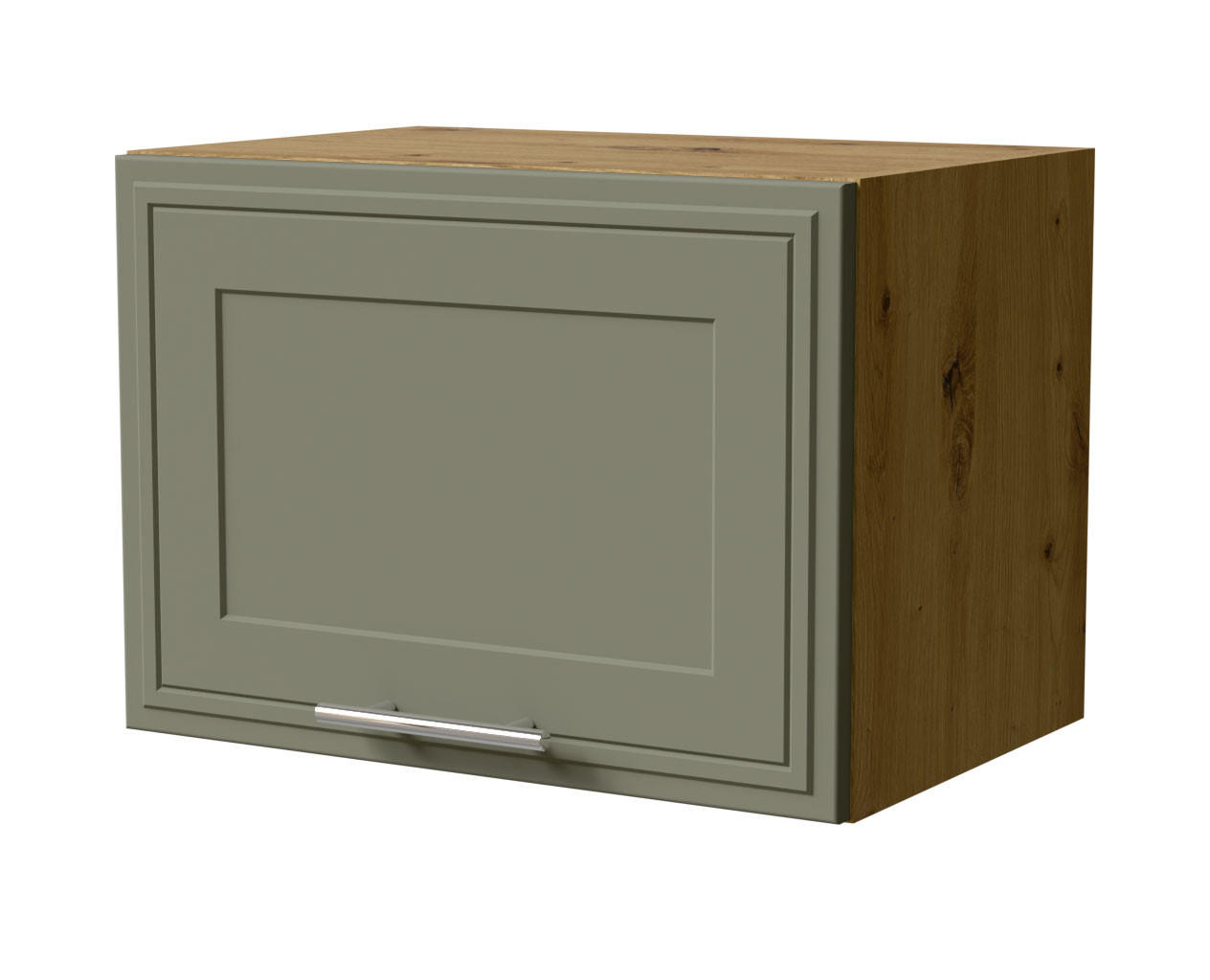 KLAPPHÄNGESCHRANK Salo W4B/50 Eiche Artisan / Reed Green Matt 50 / 32,5 / 36cm - Eiche Artisan/Grün, Holz/Holzwerkstoff (50/36/32.5cm) - Feldmann-Wohnen
