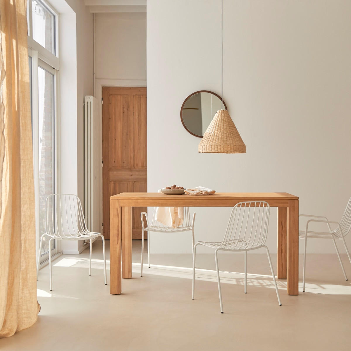 TISCH Eden Natur aus Teak - Naturfarben, Holz (75/150/76cm) - Tikamoon