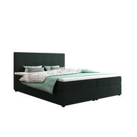 BOXBETT FADO 22 mit Matratze H3, Bonell und Topper 160x200 Zoom 10 - Grün, Holz/Textil (160/200cm) - Bedante