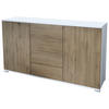 SIDEBOARD Santo Eiche Evoke - Eiche San Remo, Holzwerkstoff (138.5/75.5/35cm) - Vladon