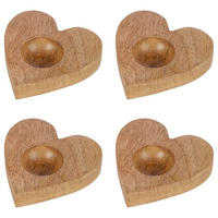 EIERBECHER (4er Set) Mango Days - Braun, Holz (10/2/10cm) - Butlers