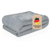 KUSCHELDECKE 200 / 150 cm (grau) - Grau, Kunststoff (150/200cm)