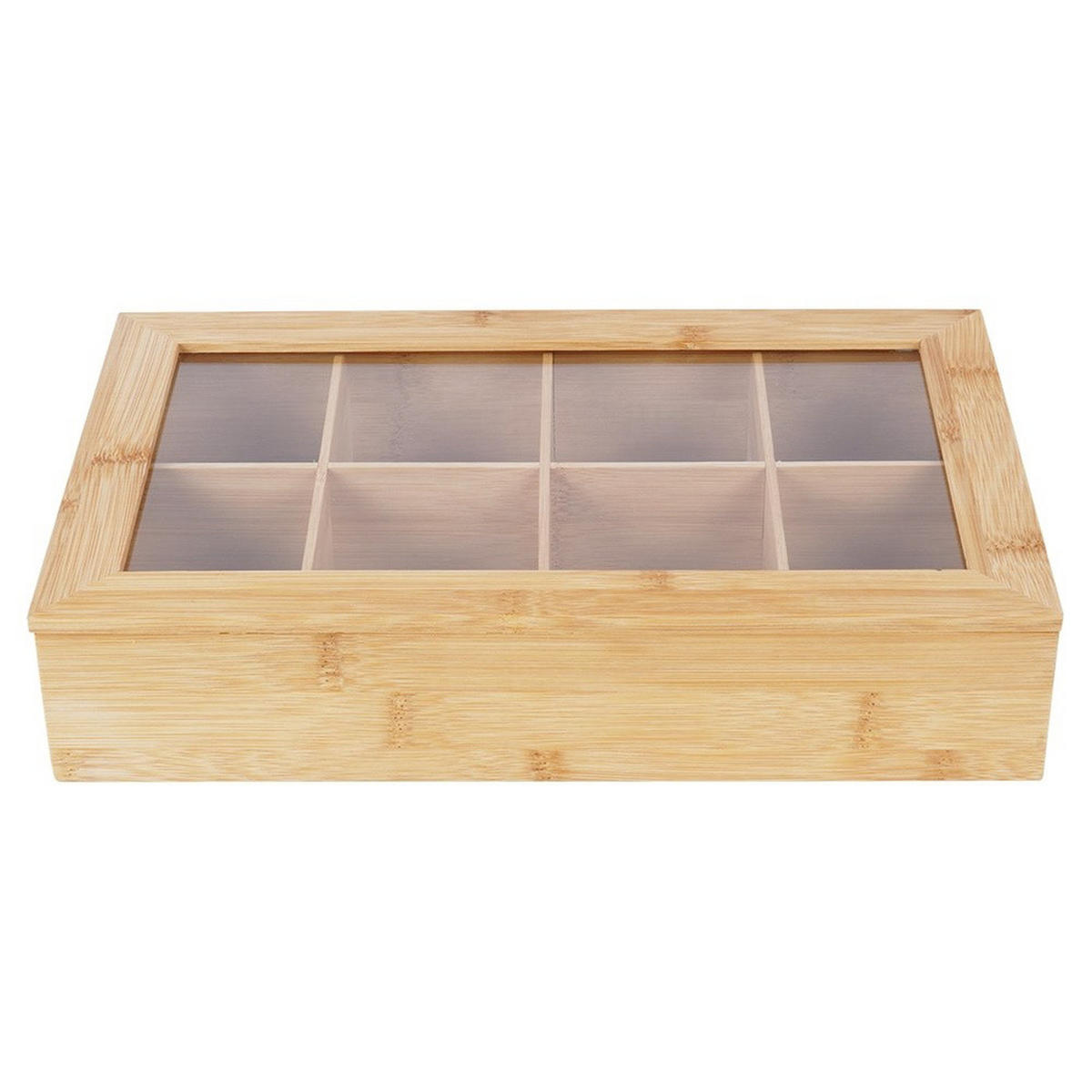 TEEBEHÄLTER aus Bambus 32 x 20 x 6,5 cm - Buchefarben, Holz (32/6.5/20cm) - Excellent Houseware