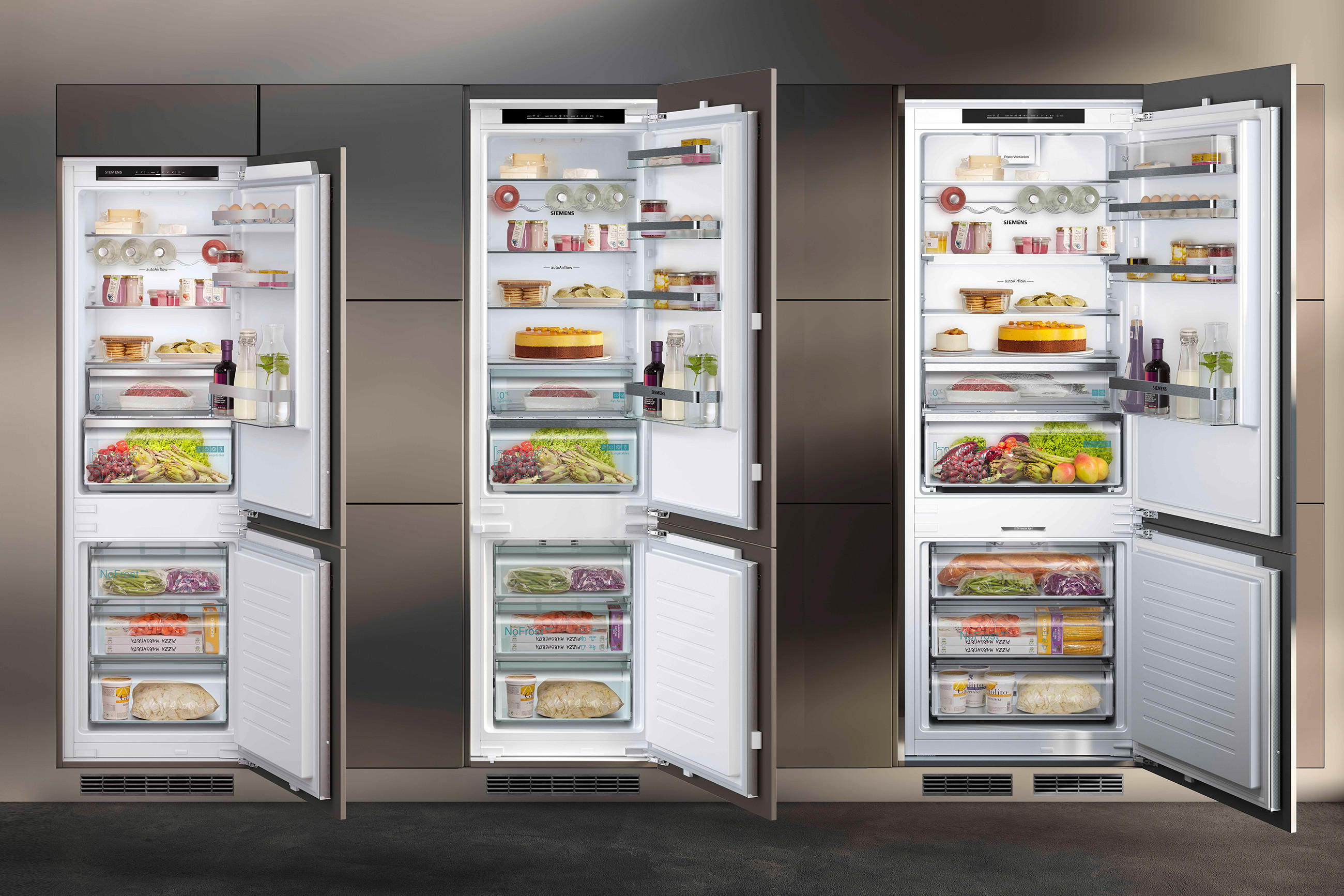 SIEMENS XXL Einbau-Kühl-Gefrierkombination, XXL Kühlen mit Siemens, Kühlschrank Größenvergleich