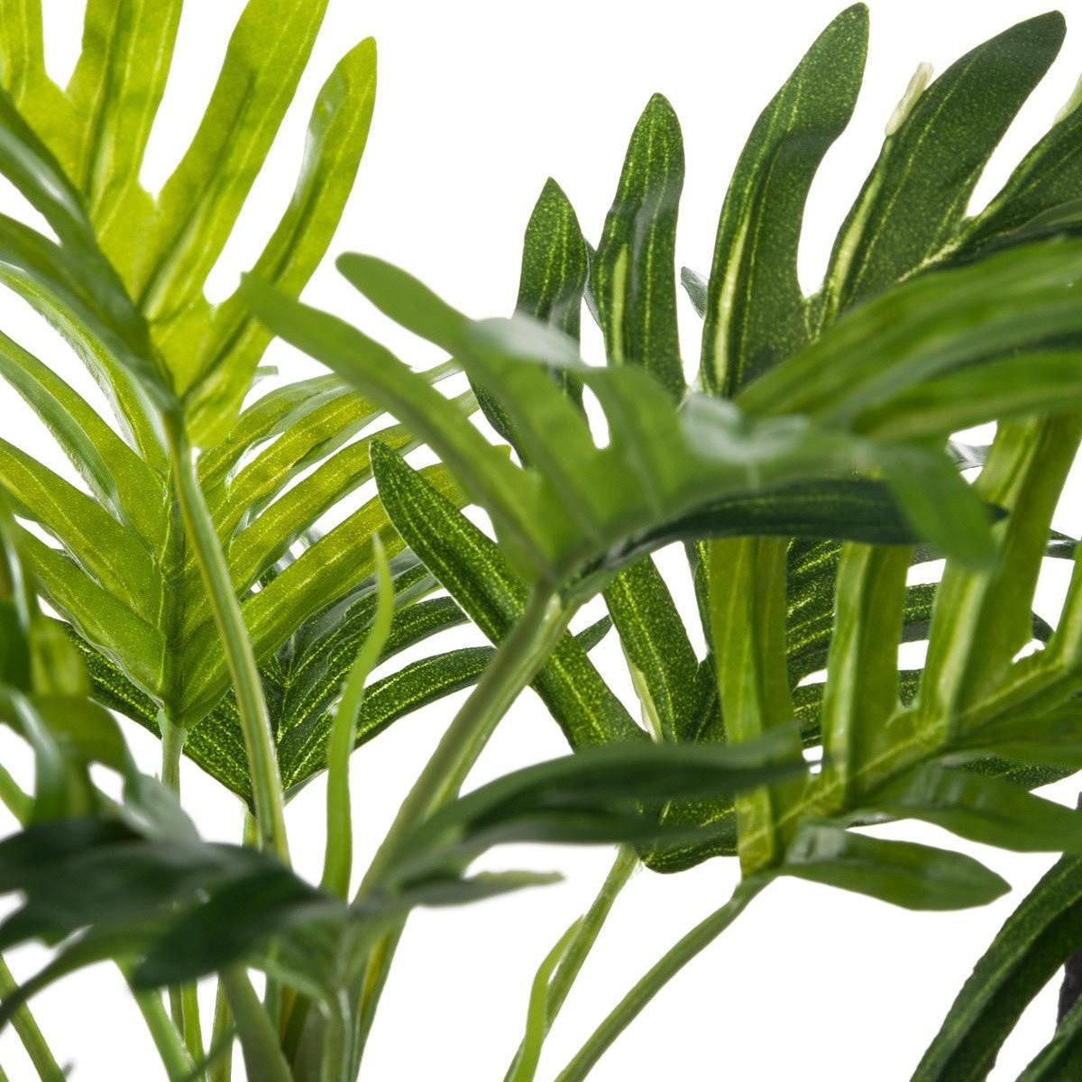 KUNSTPALME im Blumentopf Etnik 10/10/28,5 cm - Grün, Kunststoff (28.5cm) - Atmosphera Createur d´interieur
