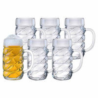 BIERKRÜGE Diamond transparent 0,3 Liter 6er Set - Transparent, Glas (0.3L) - Stölzle Lausitz