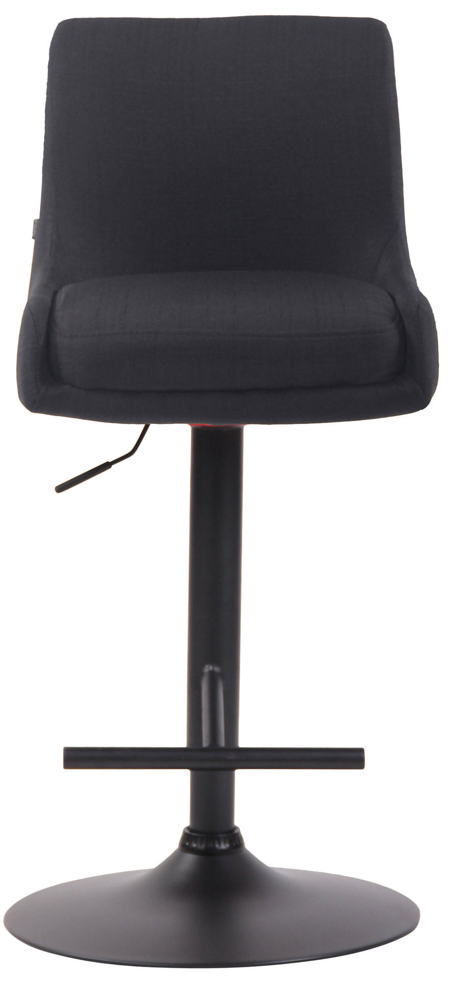 BARHOCKER Stoff schwarz - Schwarz, Textil/Metall (43/90/50cm) - CLP