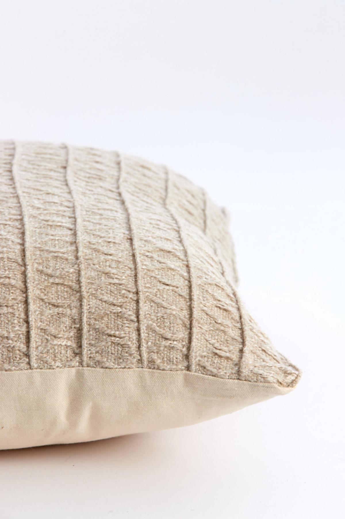 DEKOKISSEN Sarmato Braun 45/45/10 cm - Braun, Textil (45/45cm) - Light & Living