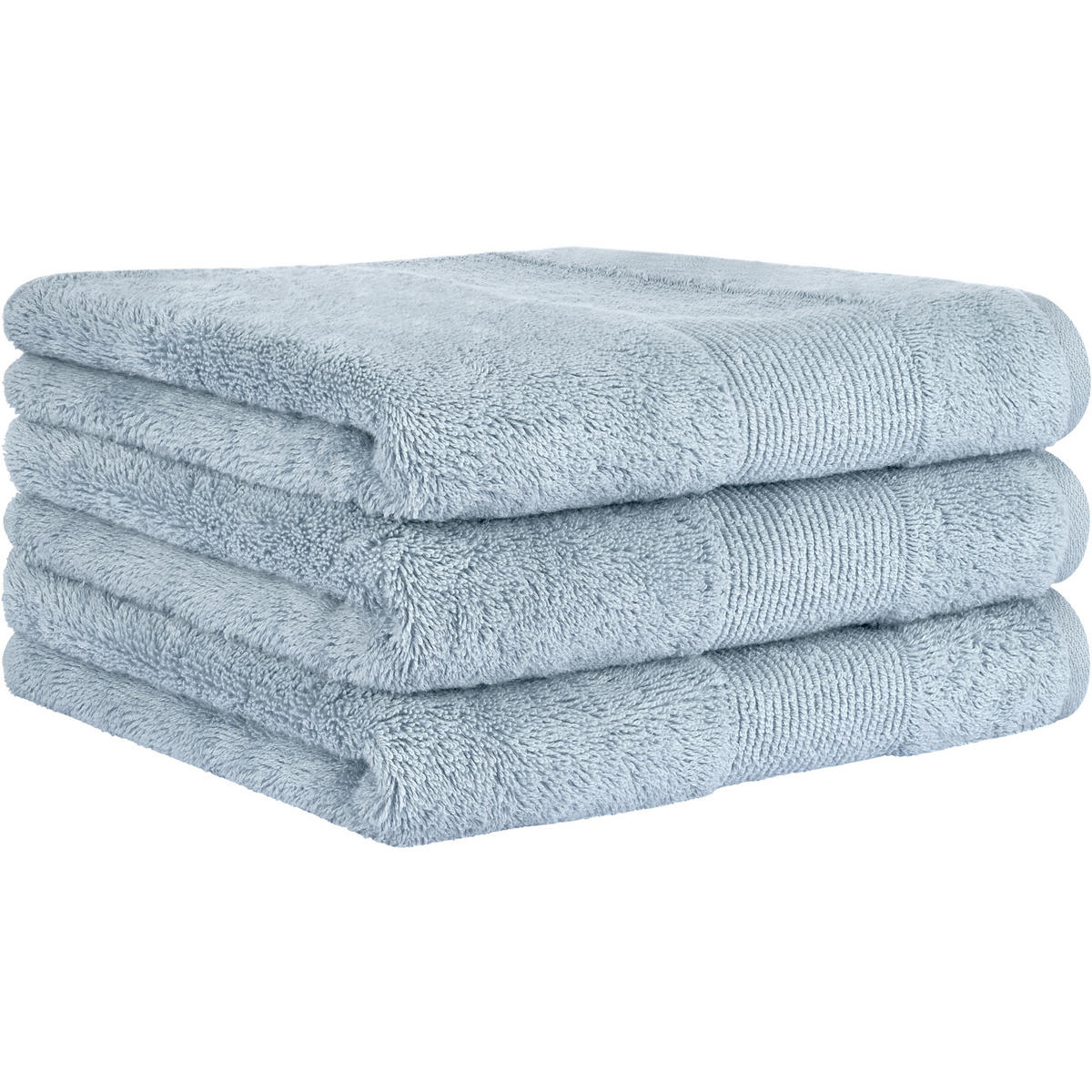 HANDTÜCHER THE LUXURY 5000 STURMBLAU - 127 - Blau, Textil (30/50cm) - Cawö