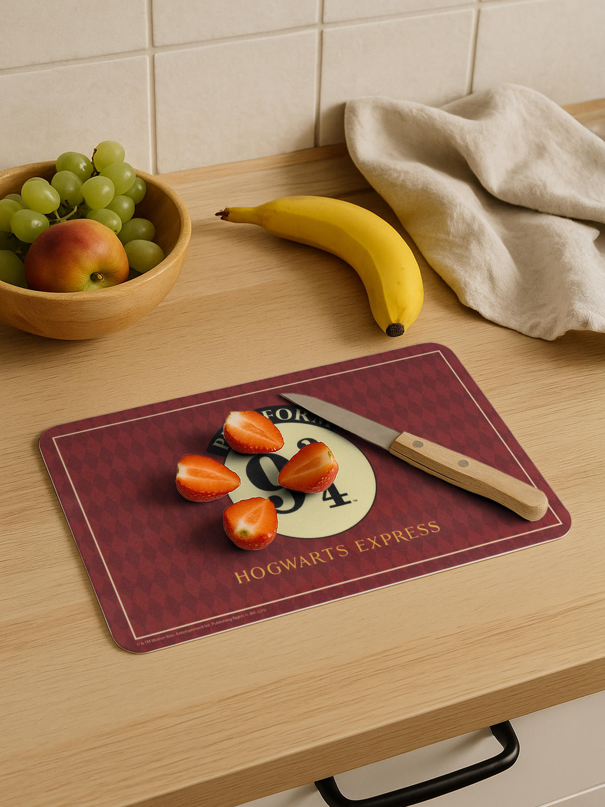 BRETTCHEN Harry Potter Hogwarts Express Platform 9 3/4 Rot 14,5 x 23,5 cm - Rot, Kunststoff (14.5/23.5cm) - United Labels