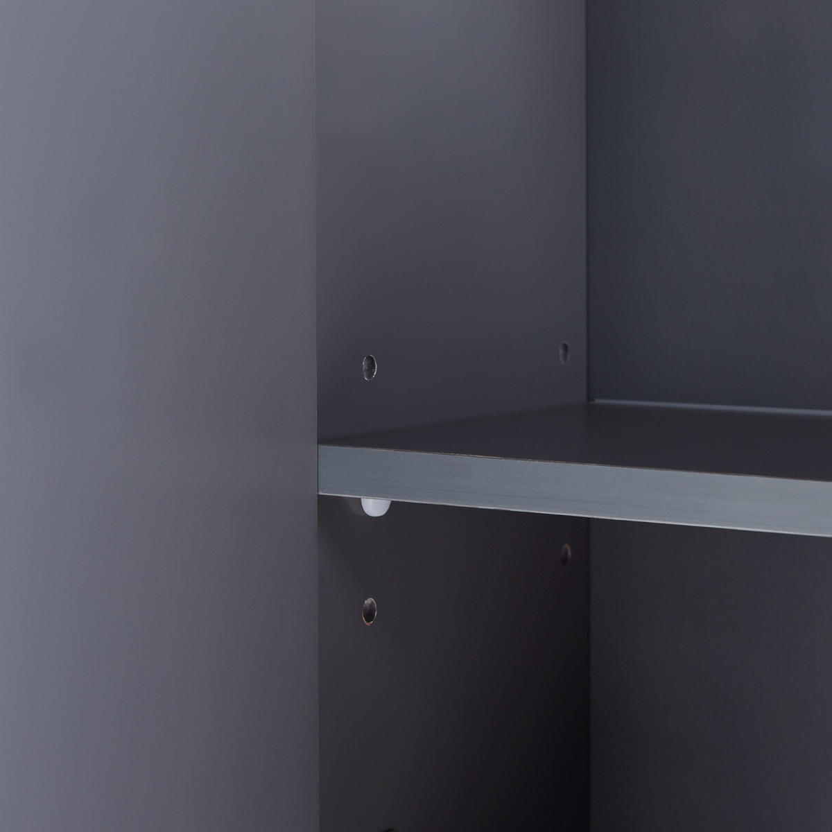 ZRCADLOVÁ SKŘÍŇ Overath - šedá, kompozitní dřevo (60/49.5/20cm) - [en.casa]