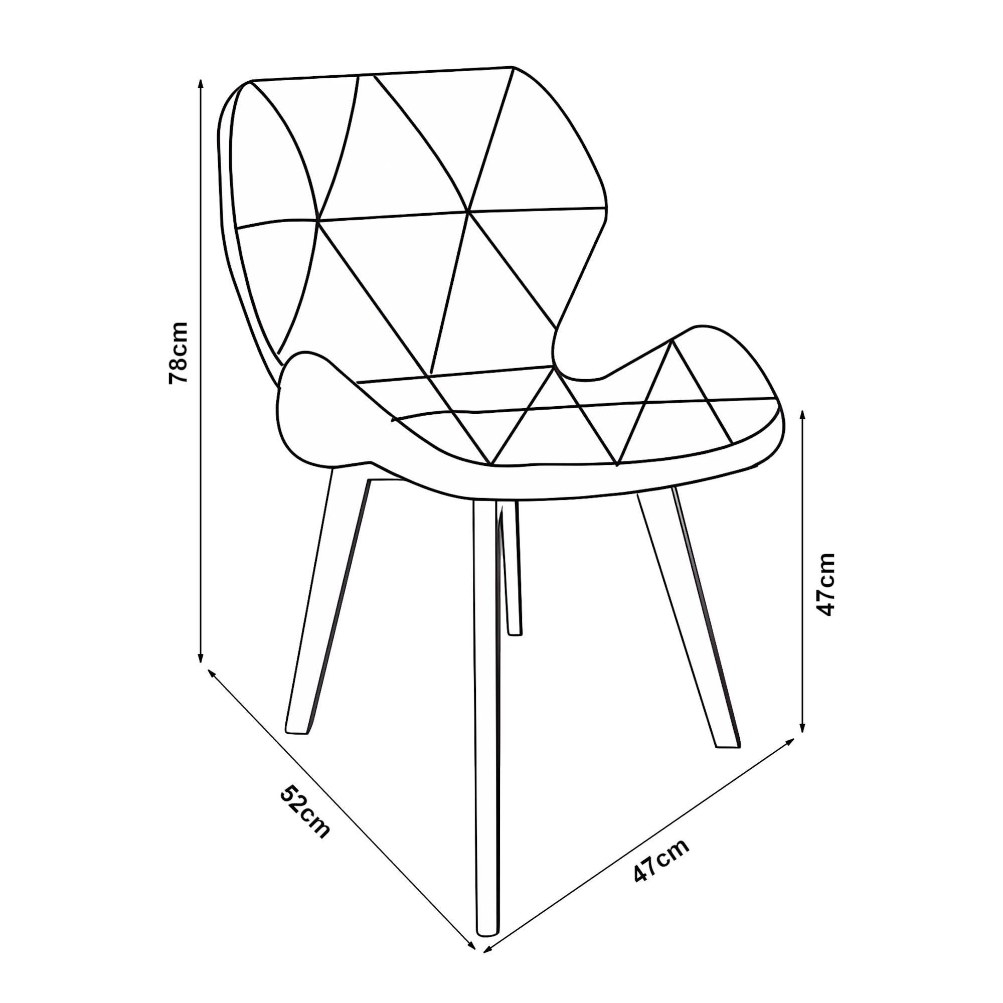 Thumbnail - [en.casa] Esszimmerstuhl-Set, Weiß, Leder, 47x78x52 cm, Esszimmer, Stühle, Esszimmerstühle, Vierfußstühle