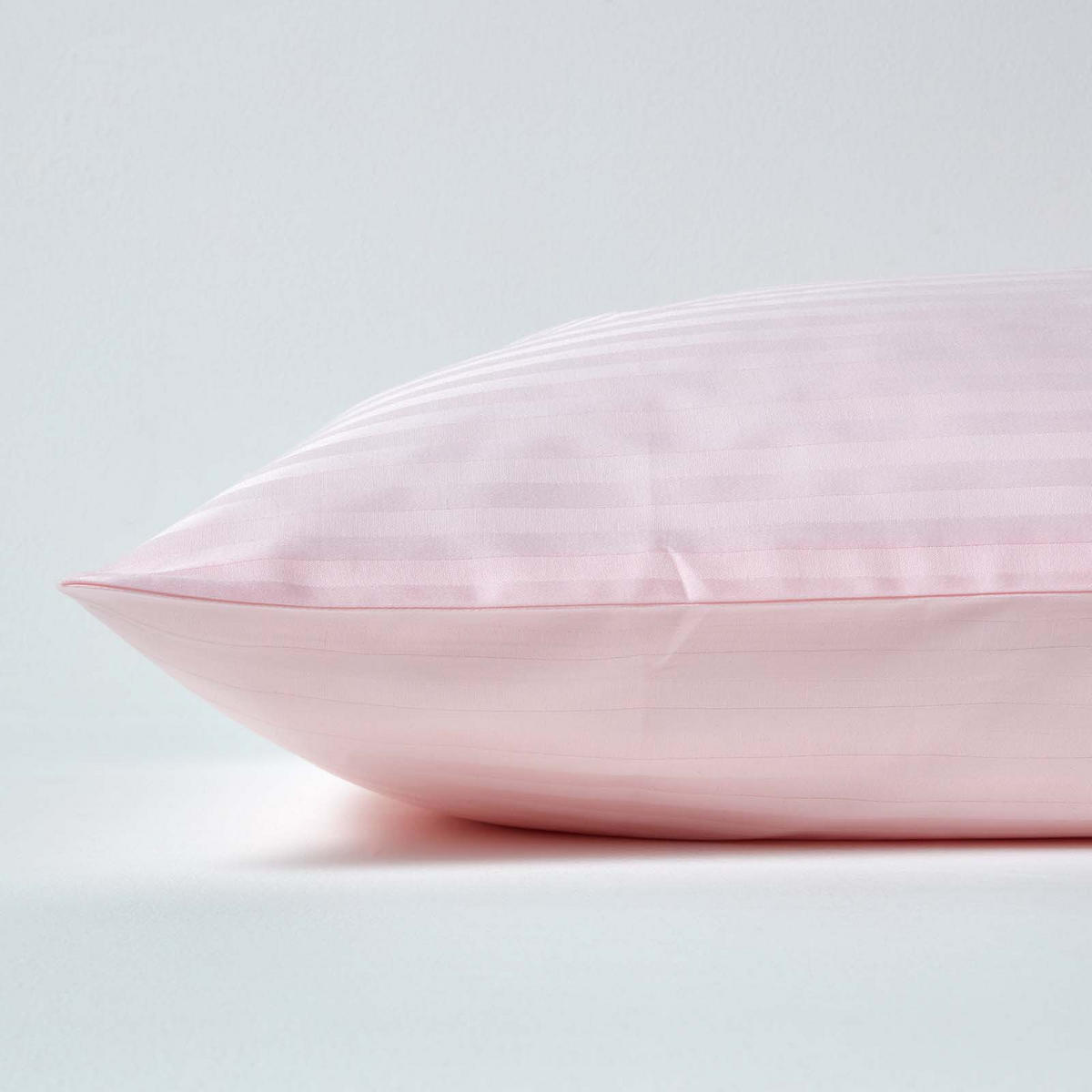 KISSENBEZUG Damast, Ägyptische Baumwolle, Fadendichte 330 - Rosa, Textil (40/40cm) - Homescapes